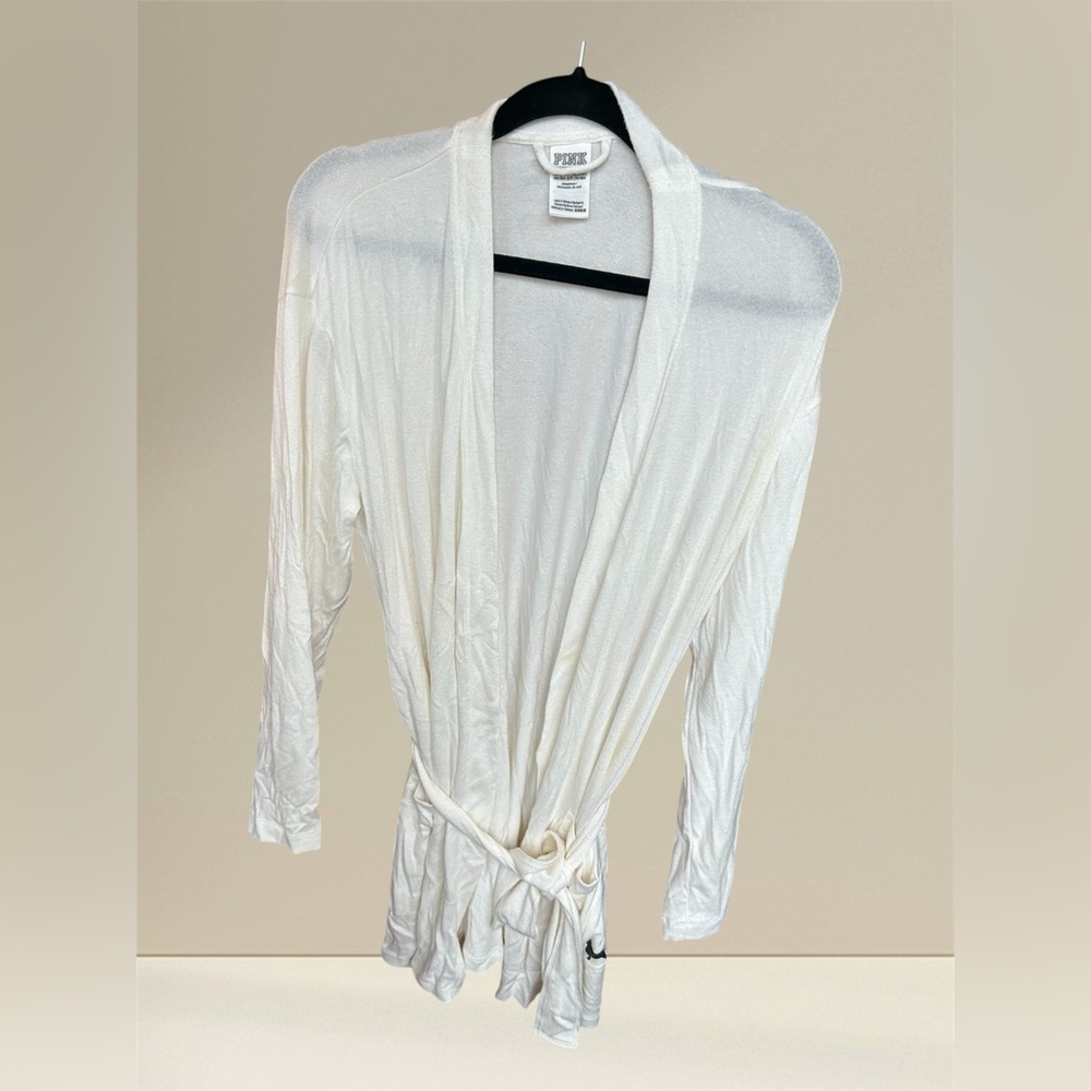 PINK Victoria's Secret White Women's Robe